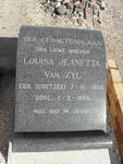 ZYL Louisa Jeanetta, van nee COETZEE 1905-1966