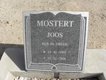 MOSTERT Joos 1932-2008