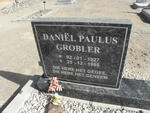 GROBLER Daniel Paulus 1927-1995