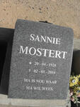 MOSTERT Sannie 1928-2010