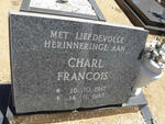 ? Charl Francois 1917-1985