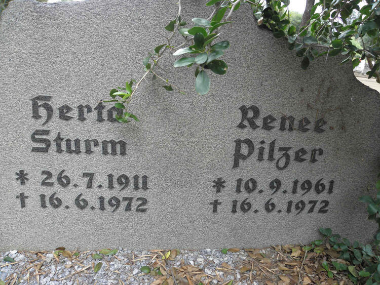 STURM Herta 1911-1972 :: PILZER Renee 1961-1972