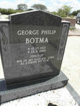 BOTMA George Philip 1915-1988