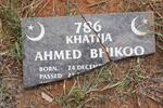 BHIKOO Khatija Ahmed 1920-1997