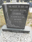 KUHN Catharina C. formerly EHLERS nee LOUW 1918-1974