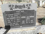 LÖTZ Jan Hendrik 1876-1959 & Anna Jacomina 1887-1975