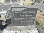 LUBBE Susanna F. 1907-1958