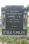 ERASMUS Daniel J.E. 1854-1921