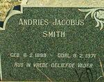 SMITH Andries Jacobus 1899-1971