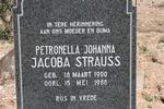 STRAUSS Petronella Johanna Jacoba 1900-1988
