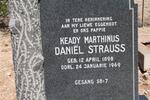 STRAUSS Keady Marthinus Daniel 1898-1969