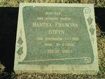 STEYN Martha Francina nee OOSTHUIZEN 1890-1960