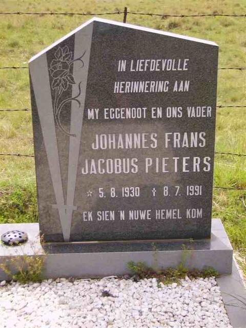 PIETERS Johannes Frans Jacobus 1930-1991