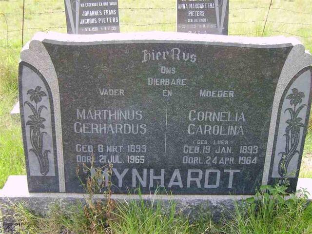 MYNHARDT Marthinus Gerhardus 1893-1965 & Cornelia Carolina LUES 1893-1964
