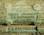 WESTHUIZEN Pieter Johannes, v.d. 1888-1955