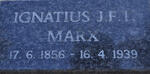 MARX Ignatius J.F.T. 1856-1939