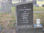 WALT Attie, van der 1942-1990