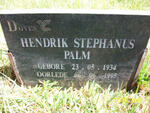 PALM Hendrik Stephanus 1934-1995