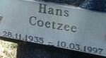 COETZEE Hans 1935-1997