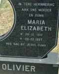 OLIVIER Maria Elizabeth 1910-1997
