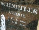 SCHNETLER Corrie 1936-1996