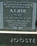 JOOSTE Albie 1935-1996