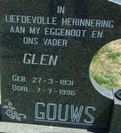 GOUWS Glen 1931-1996