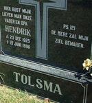 TOLSMA Hendrik 1925-1996