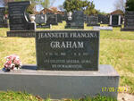 GRAHAM Jeannette Francina 1914-1995