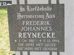 REYNECKE Frederik Johannes 1911-1994