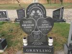GREYLING Abraham Carel 1949-1999 & Anna Elizabeth 1945- :: GREYLING Abraham Carel 1977-2010