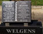 WELGENS Hansie 1915-2006 & Marie 1921-2000