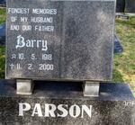 PARSON Barry 1918-2000