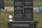 UITZINGER Christiaan 1926-2006 & Anna Elizabeth 1929-2001