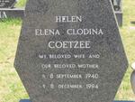 COETZEE Helen Elena Clodina 1940-1994
