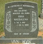 WYK Anna Magdalena, van 1912-1998