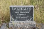 ACKERMAN Hermaans C. 1897-1972