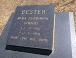 BESTER Maria Joachimina 1902-1984