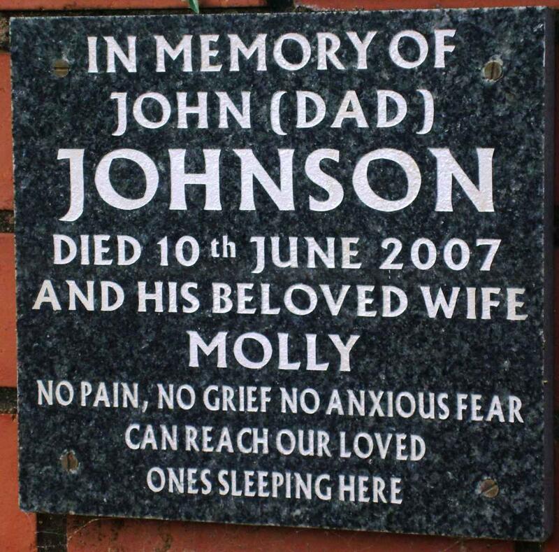 JOHNSON John -2007 & Molly