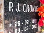 CRONJE P.J. 1950-2003