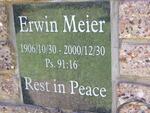 MEIER Erwin 1906-2000