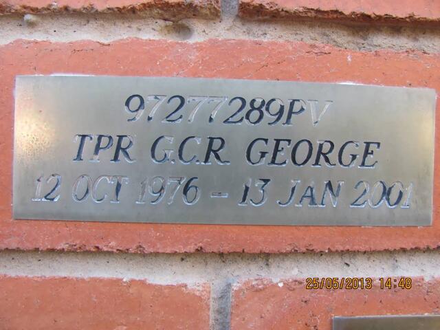 GEORGE G.C.R. 1976-2001