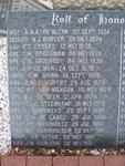 6. Memorial Plaque with list of names