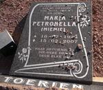 TOERIEN Maria Petronella 1944-2007