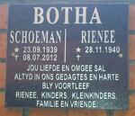 BOTHA Schoeman 1939-2012 & Rienee 1940-