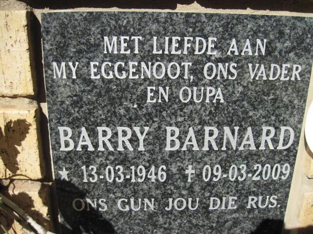 BARNARD Barry 1946-2009