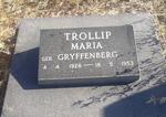 TROLLIP Maria nee GRYFFENBERG 1928-1953