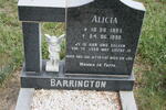 BARRINGTON Alicia 1995-1996