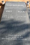 BELKUM Piet, van 1933-2004 & Ella 1934-