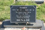 BENADE Tobie 1971-2003